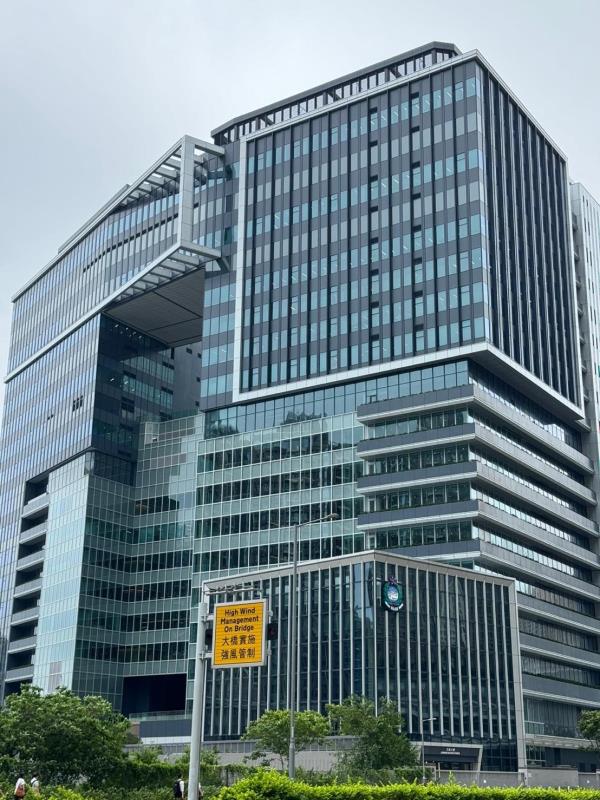 將軍澳入境事務處新總部外觀(方穎暉攝)