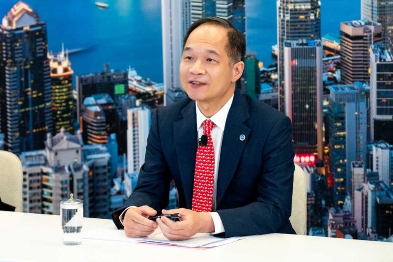 蔣東強指中電上半年錄得盈利增長, 為集團今年的業務開展良好勢頭. (中電圖片)
