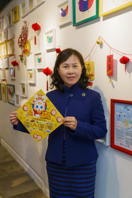 陳美寶料北都公路2028年開展前期工程. (圖片來源: 運輸及物流局)