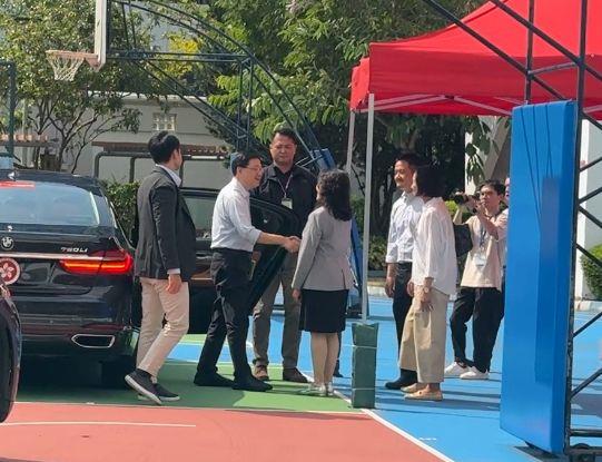 行政長官李家超出席首場施政報告地區諮詢會。許詩彤攝
