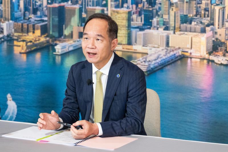 中電首席執行官蔣東強表示，地緣政治不確定性對國際燃料價格的影響大。（中電供圖）