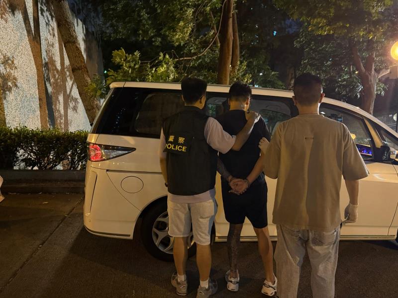 附圖為被捕人士