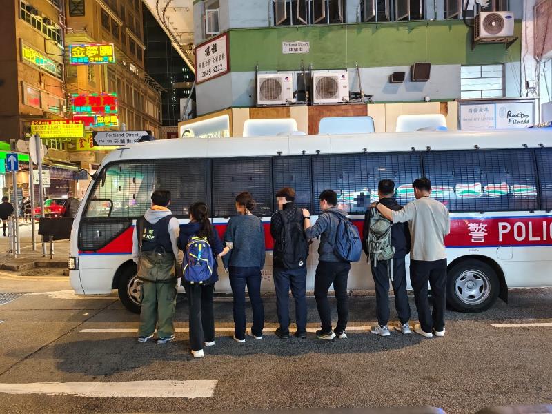 附圖為部分被捕人士(二)