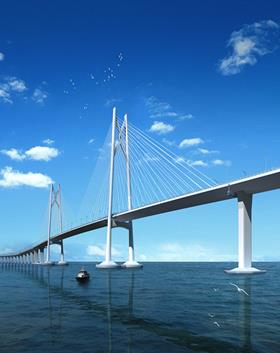 余烈指港珠澳大橋建設在一國兩制的框架下 港珠澳大橋管理局圖片