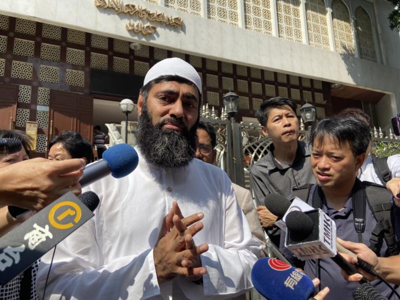 清真寺首席教長Muhammad Arshad在會後指接受政府與警方的道歉 馮靖蓉攝