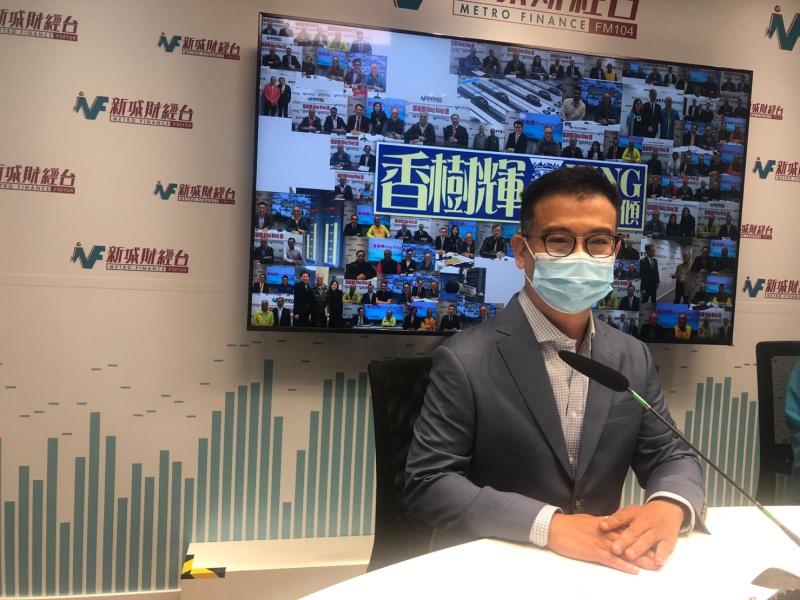 星之谷按揭轉介行政總裁莊錦輝料, 新一份施政報告不會為樓市措施撤辣. 林潔瑩攝.