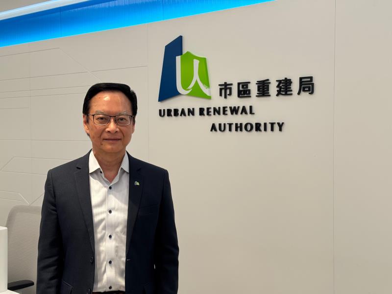 市建局行政總監韋志成強調，財政狀況健康，現時適合擴大市區更新規模。方穎暉攝。