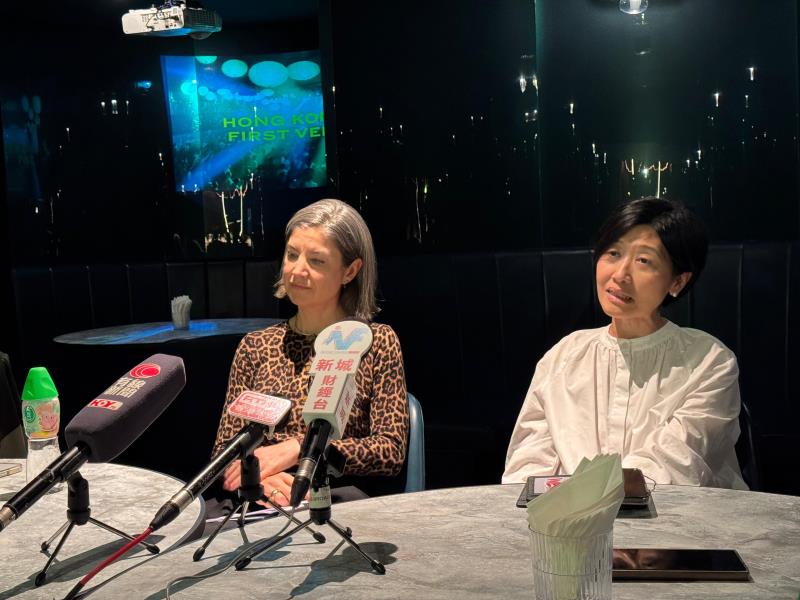 Live Nation香港執行董事源頴詩（右）表示，未來會繼續在本港覓地設立新場館。方穎暉攝。