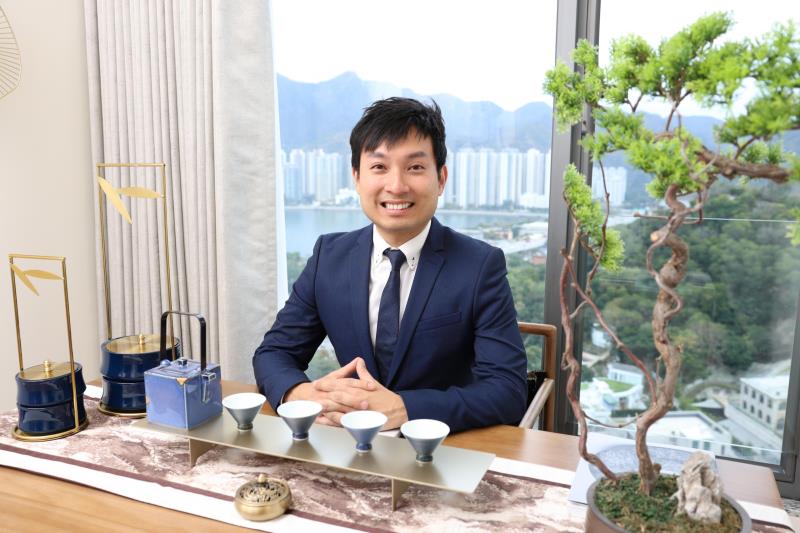 長實營業經理詹勳榮表示，息口明朗化後，實力買家正加速回流。長實供圖。