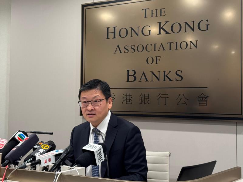 孫煜表示，本港商業房地產仍處於調整期，強調業界一直審慎管理貸款風險，銀行業整體風險可控。方穎暉攝。