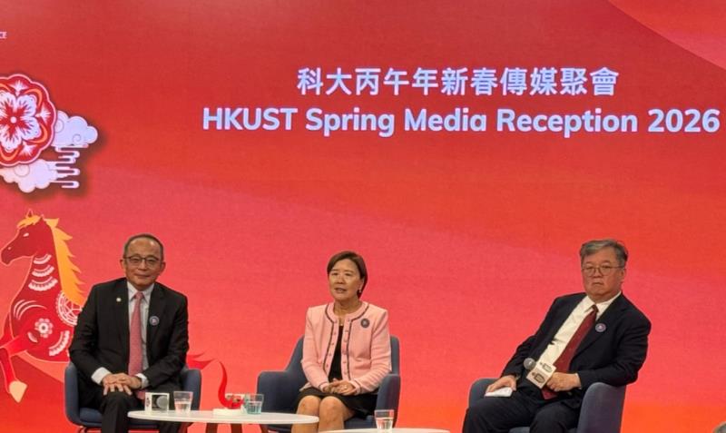 科大校長葉玉如 (中) 將為新醫學院增設督導委員會及臨時行政辦公室。