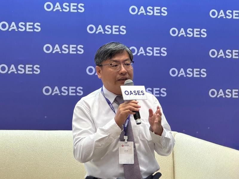 峰飛航空科技高級副總裁謝嘉(方穎暉攝)