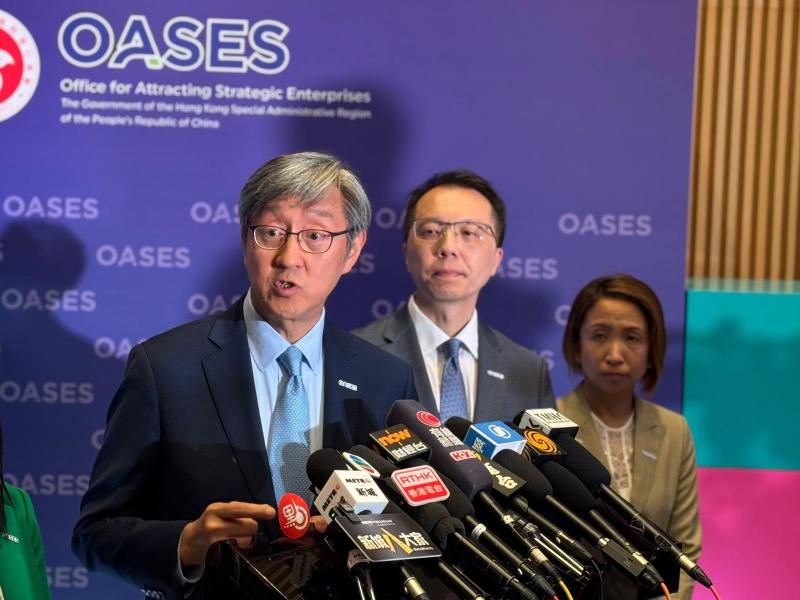 引進辦主任任景信(方穎暉攝)