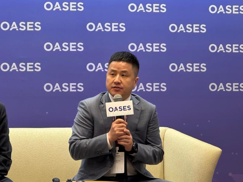 吳宗友稱香港的應用需求有助公司研發和設計產品。 (方穎暉攝)