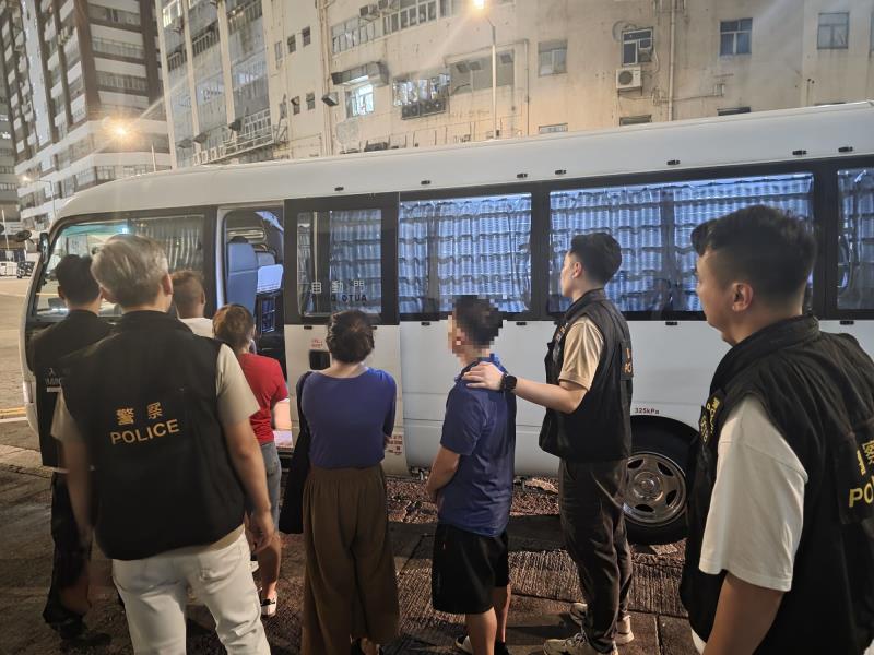 附圖為部分被捕人士(二)