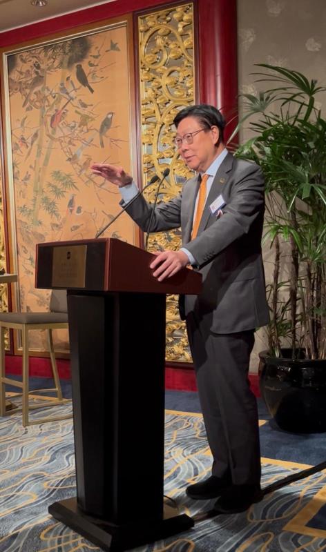 馬時亨相信未來十年，在地緣政治下，香港獨特樞紐地位，只會愈來愈鞏固。