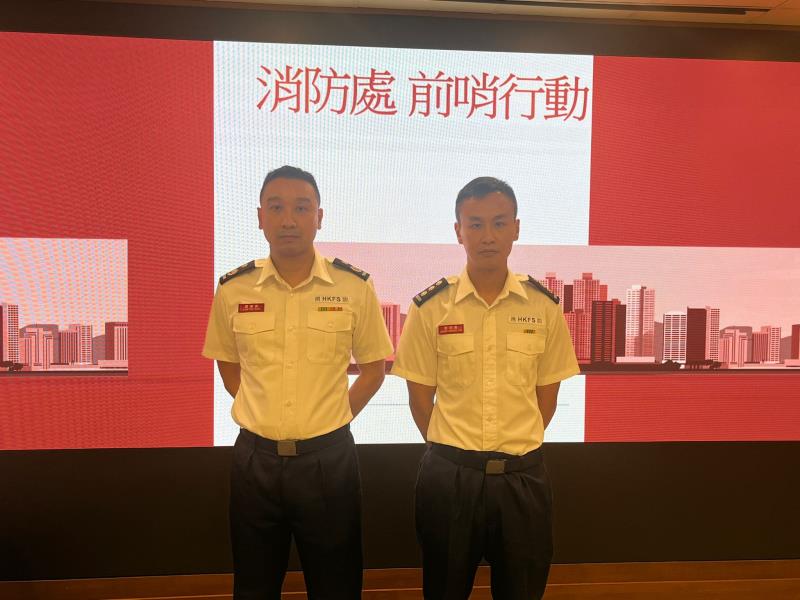 消防處表示，將延長特別巡查及執法行動兩年 ，巡查5000幢樓宇，主要檢視火警鐘及消防喉轆是否有效、消防水缸水量是否足夠等。（左樂瑤攝）