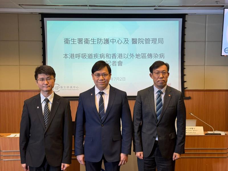 衛生署表示，本港正式進入流感季節，主要流行病毒是甲型H3流感。（袁嘉諾攝）