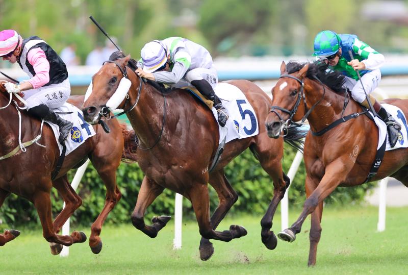 周俊樂於5月夥拍「光年魅力」揚威三級賽.（馬會提供圖片）