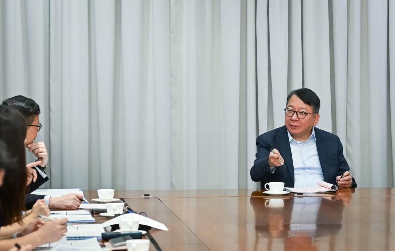政務司司長陳國基表示，當局會繼續以最高標準做好準備，讓新皇崗口岸早日開通。（陳國基Facebook圖片）