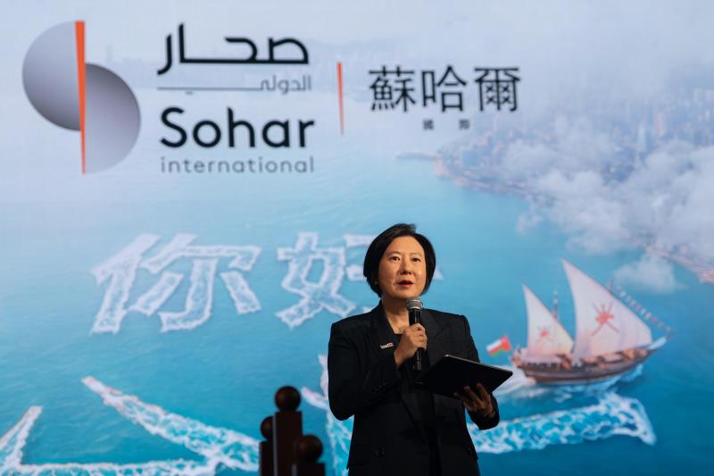 投資推廣署署長劉凱旋於開幕典禮上致辭。（政府新聞處圖片）