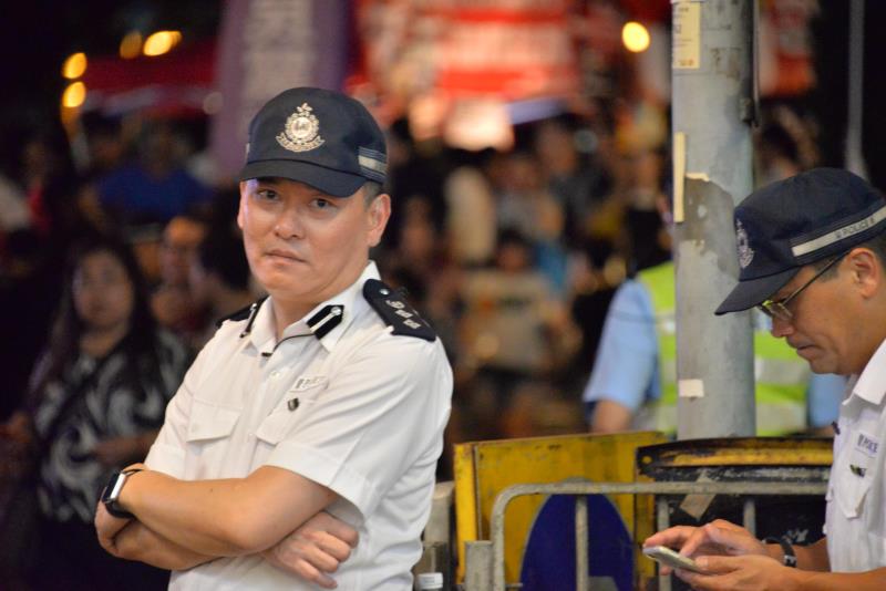 簡啟恩曾任灣仔警區指揮官。 (圖片來源：警務處)