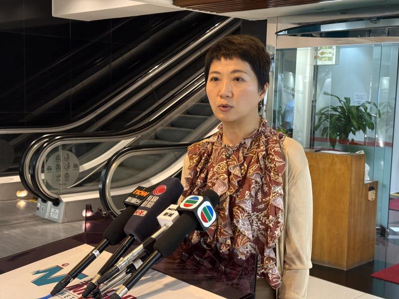 旅議會總幹事楊淑芬預計，國慶黃金周內地旅客人次可達125萬至129萬。方穎暉攝。
