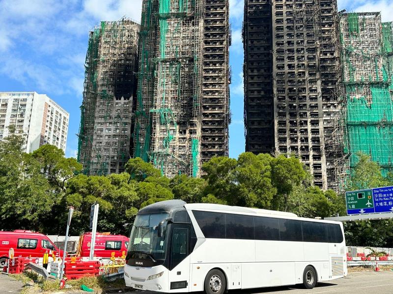 宏福苑報告斥消防處未能妥善評估工程相關火警風險。梁雪瑩攝。